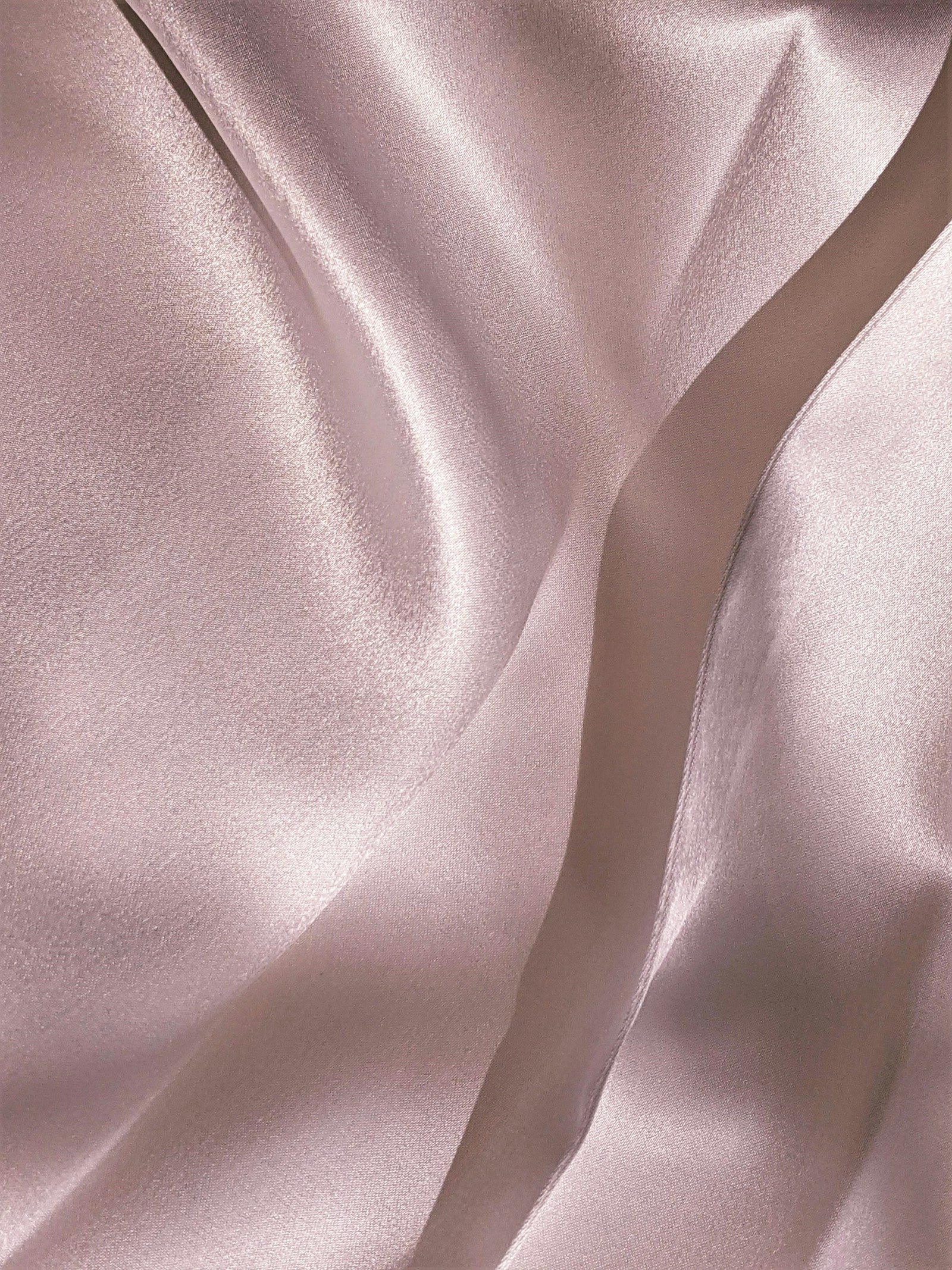 Luxury silk fabric in soft blush tone