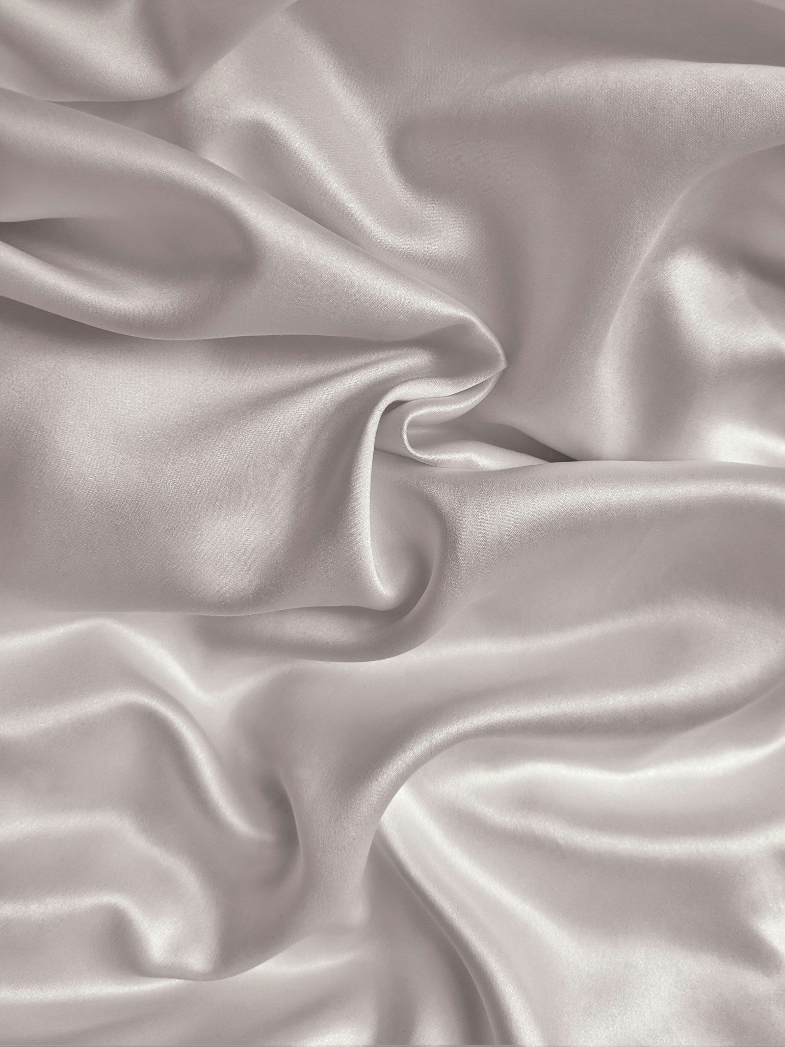 Close-up of smooth silk fabric texture